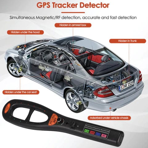 Trådlös GPS-signaldetektor – Bärbar antispionsökare och sökare för dolda enheter