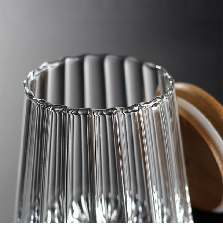 Charm Wave Glasförvaringsbehållare med lock