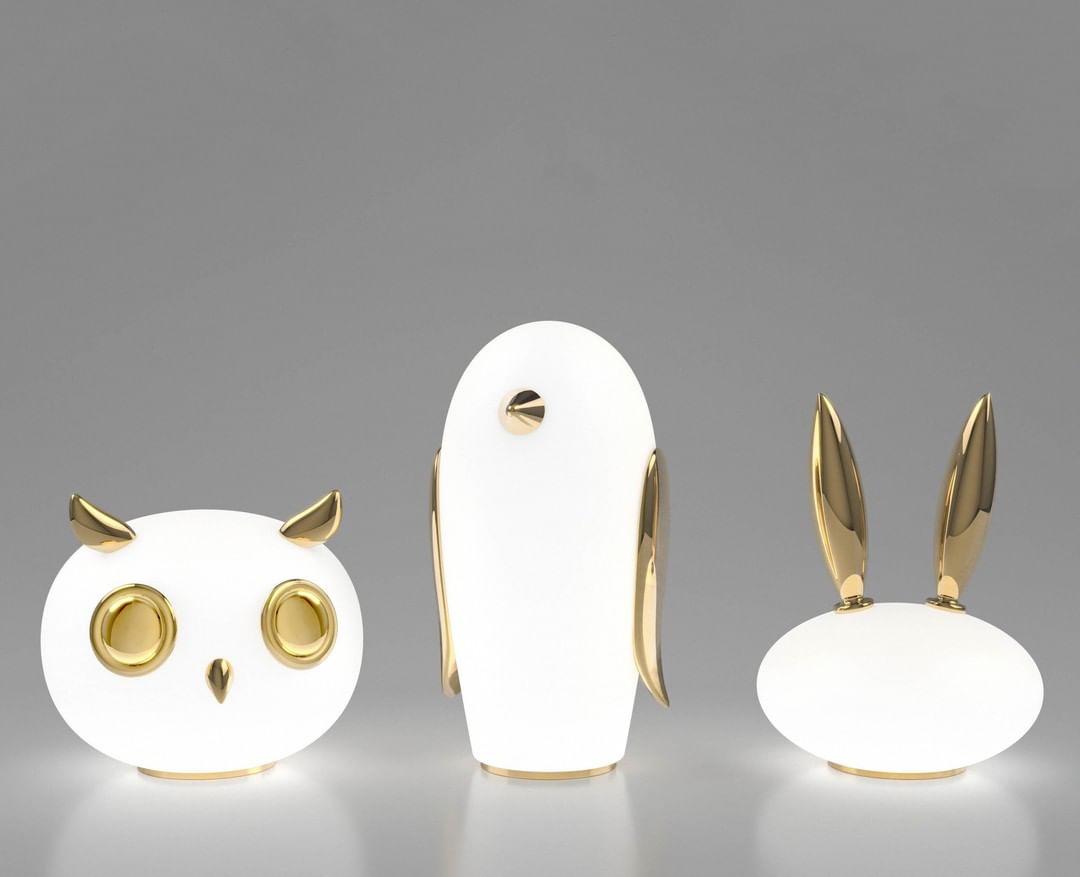 Söt LED-skrivbordslampa för husdjur – Rolig och dekorativ arbetsplatslampa