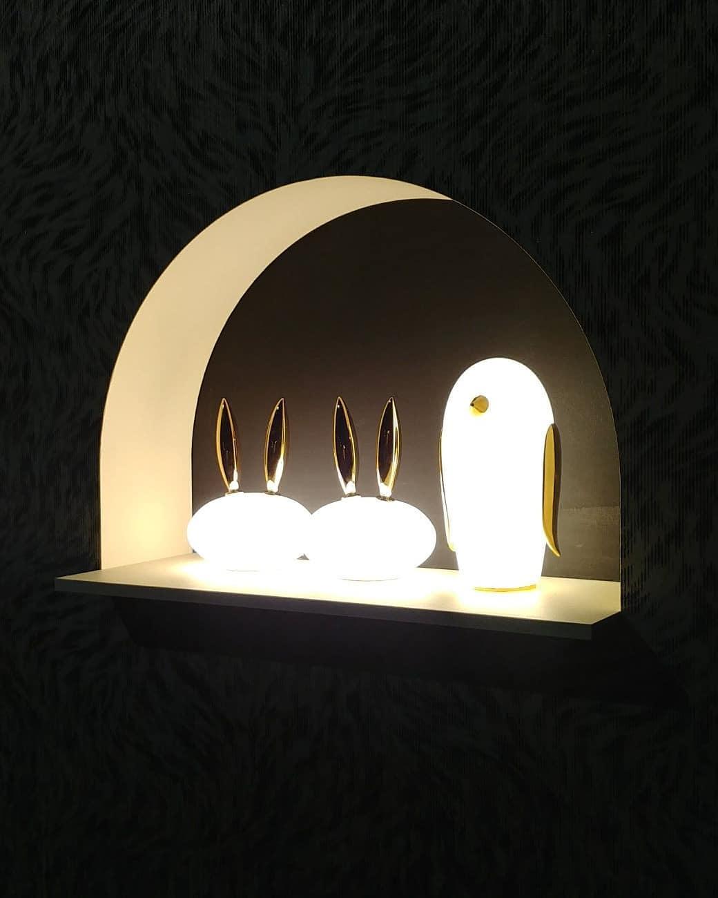 Söt LED-skrivbordslampa för husdjur – Rolig och dekorativ arbetsplatslampa