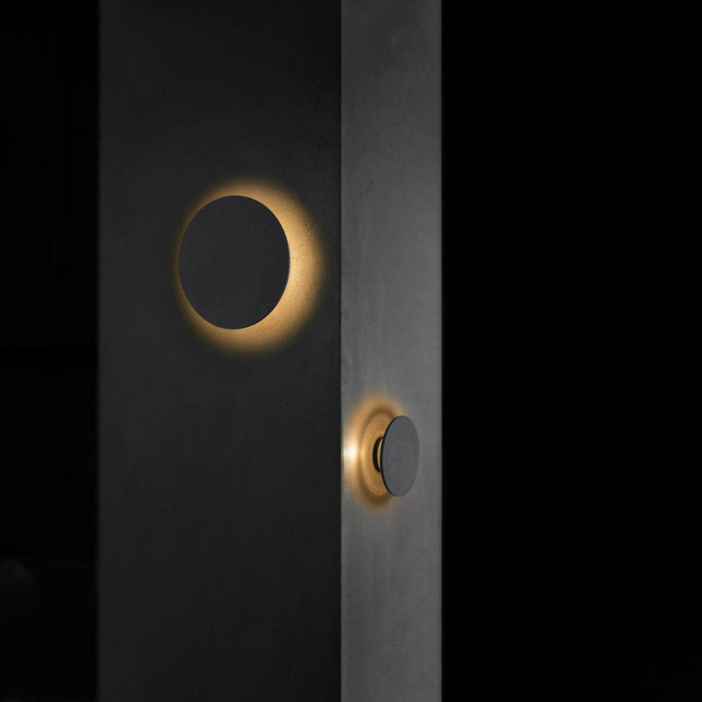 Skandinavisk Terrazzo LED-vägglampa – Elegant rund accentlampa