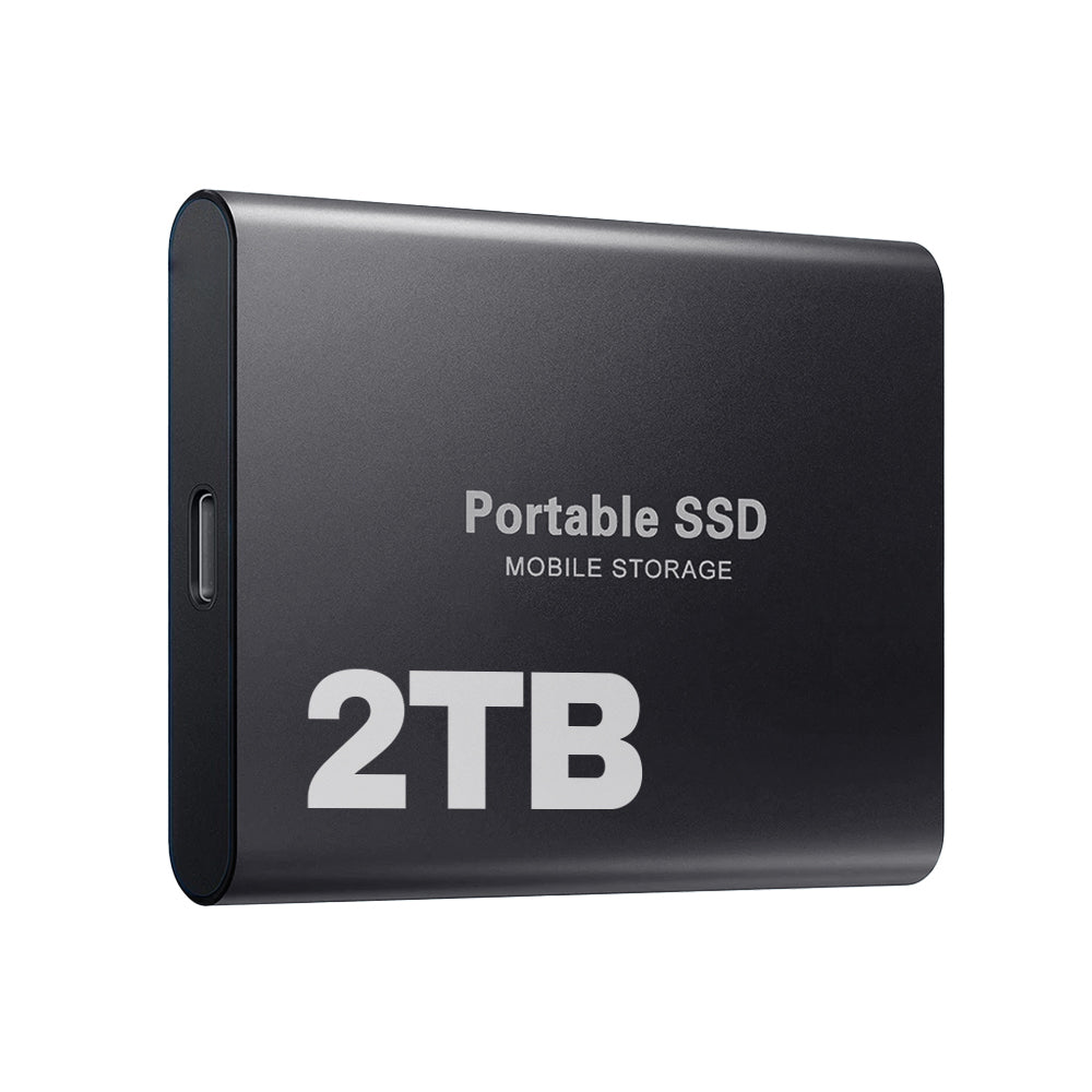 Ultrasnabb bärbar SSD – 2 TB extern mobil lagringsenhet
