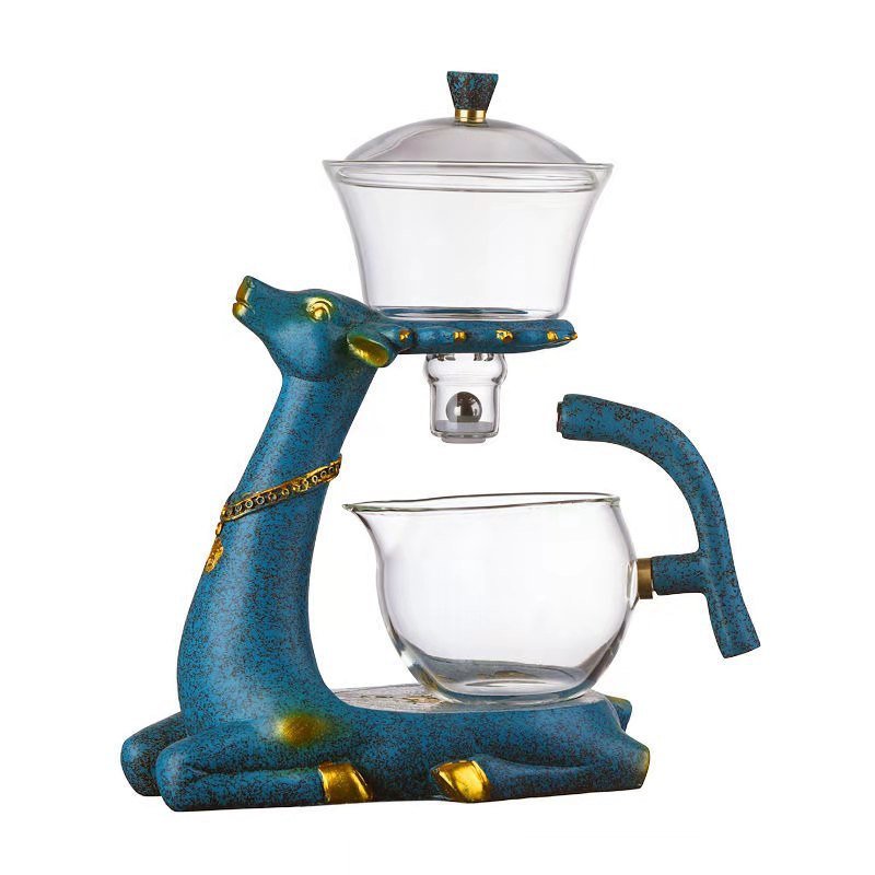 Elegant tekanna i glas med magnetisk infusionsanordning
