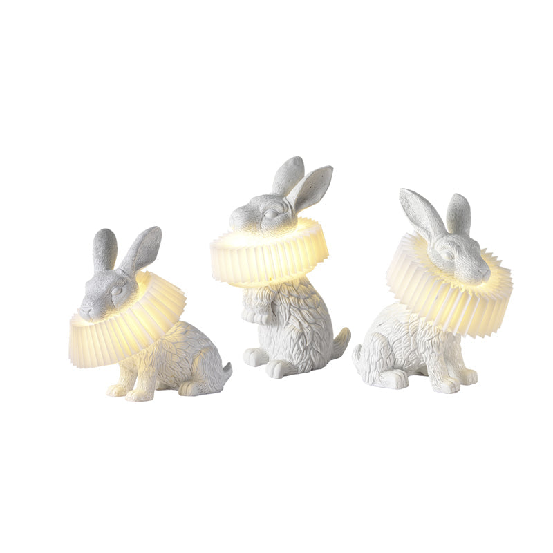 Nyckfull Bunny Glow Bordlampa – Modern djurinspirerad nattlampa