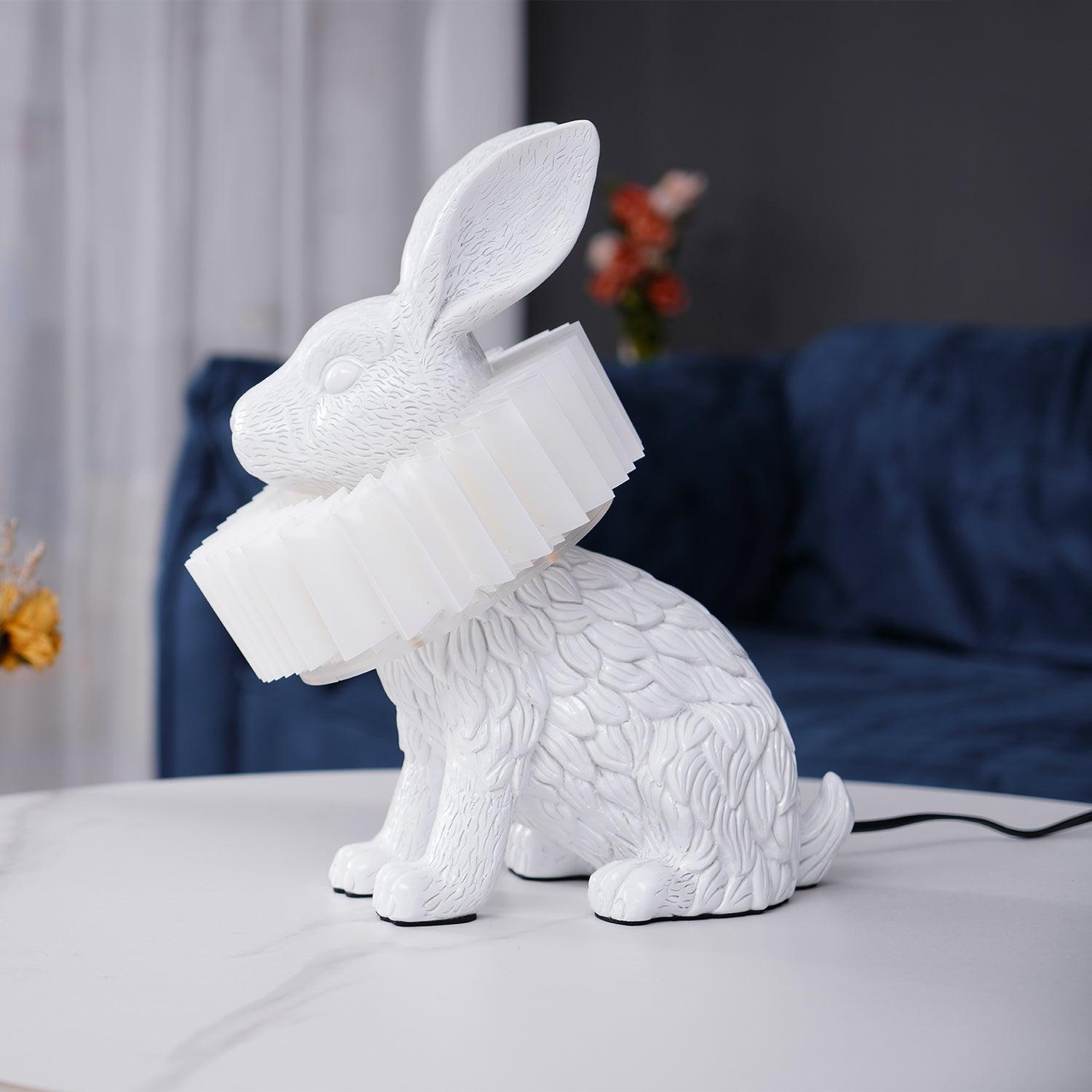 Nyckfull Bunny Glow Bordlampa – Modern djurinspirerad nattlampa