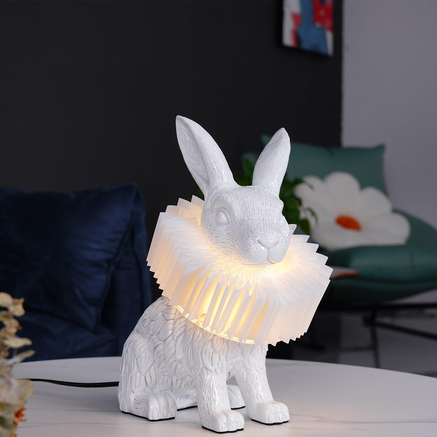 Nyckfull Bunny Glow Bordlampa – Modern djurinspirerad nattlampa