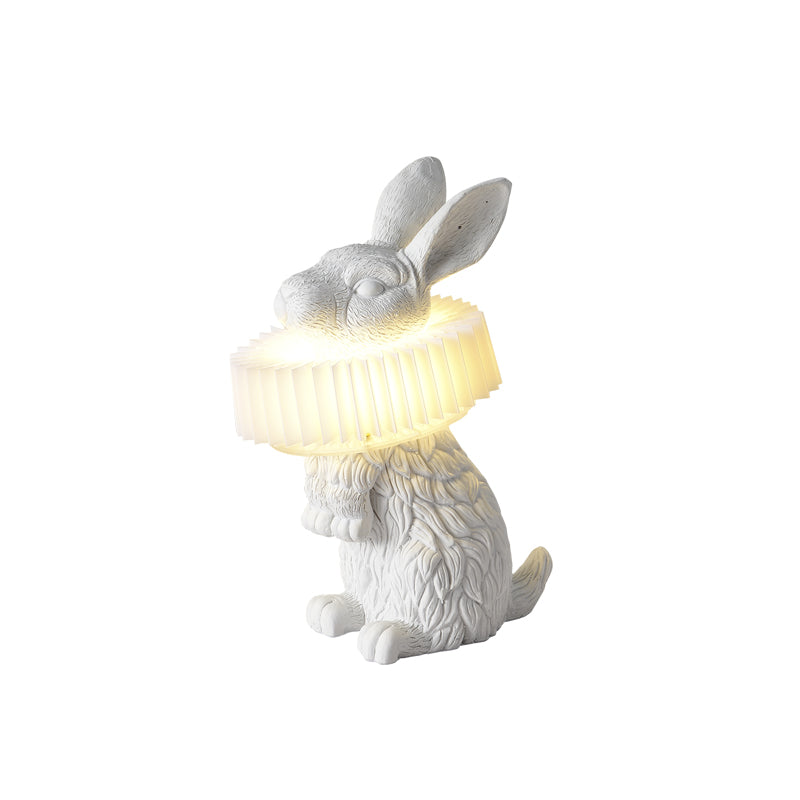 Nyckfull Bunny Glow Bordlampa – Modern djurinspirerad nattlampa