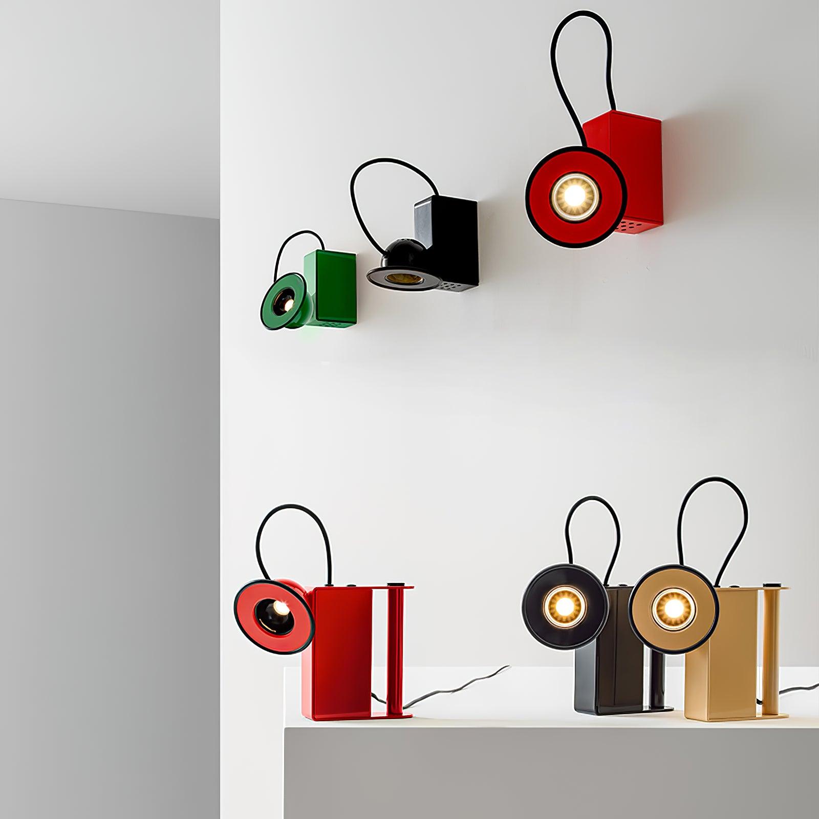 Gammaldags kamerabordslampa - Snygg LED-lampa för kontor och heminredning