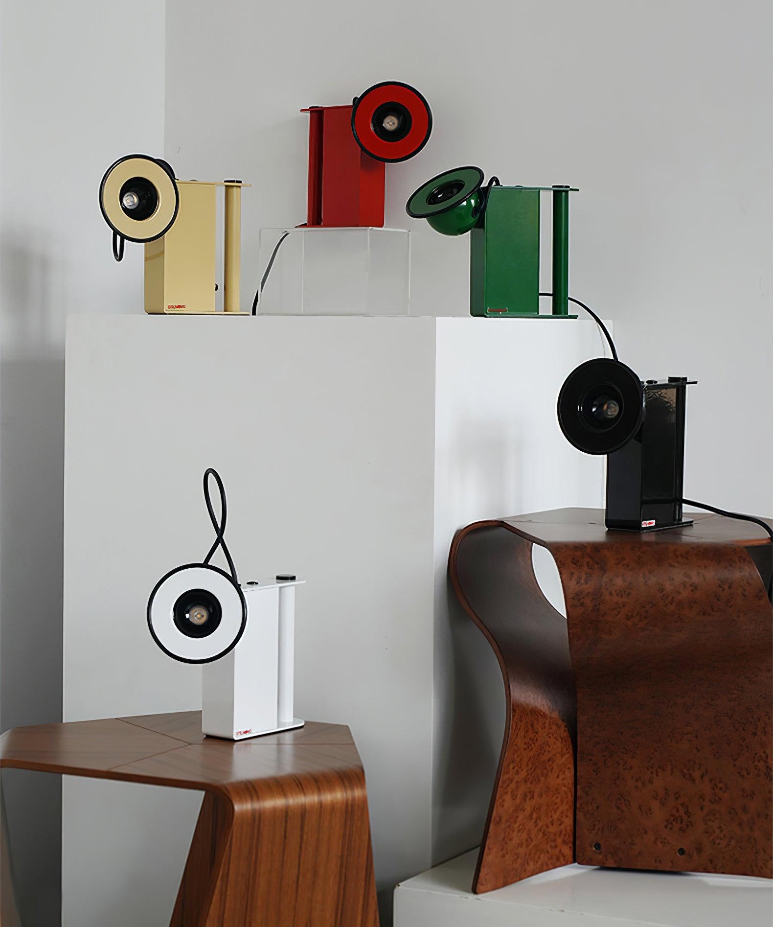 Gammaldags kamerabordslampa - Snygg LED-lampa för kontor och heminredning