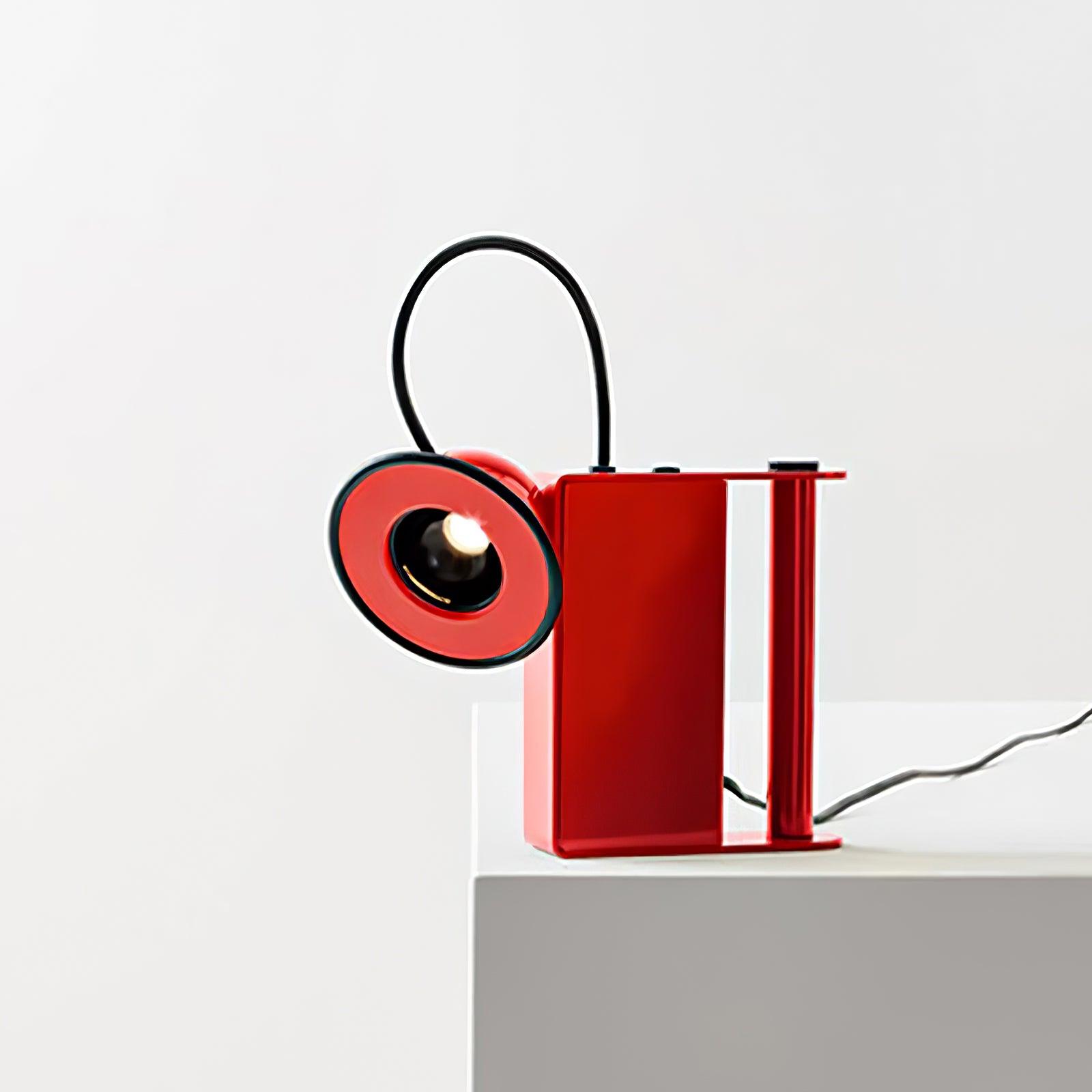 Gammaldags kamerabordslampa - Snygg LED-lampa för kontor och heminredning