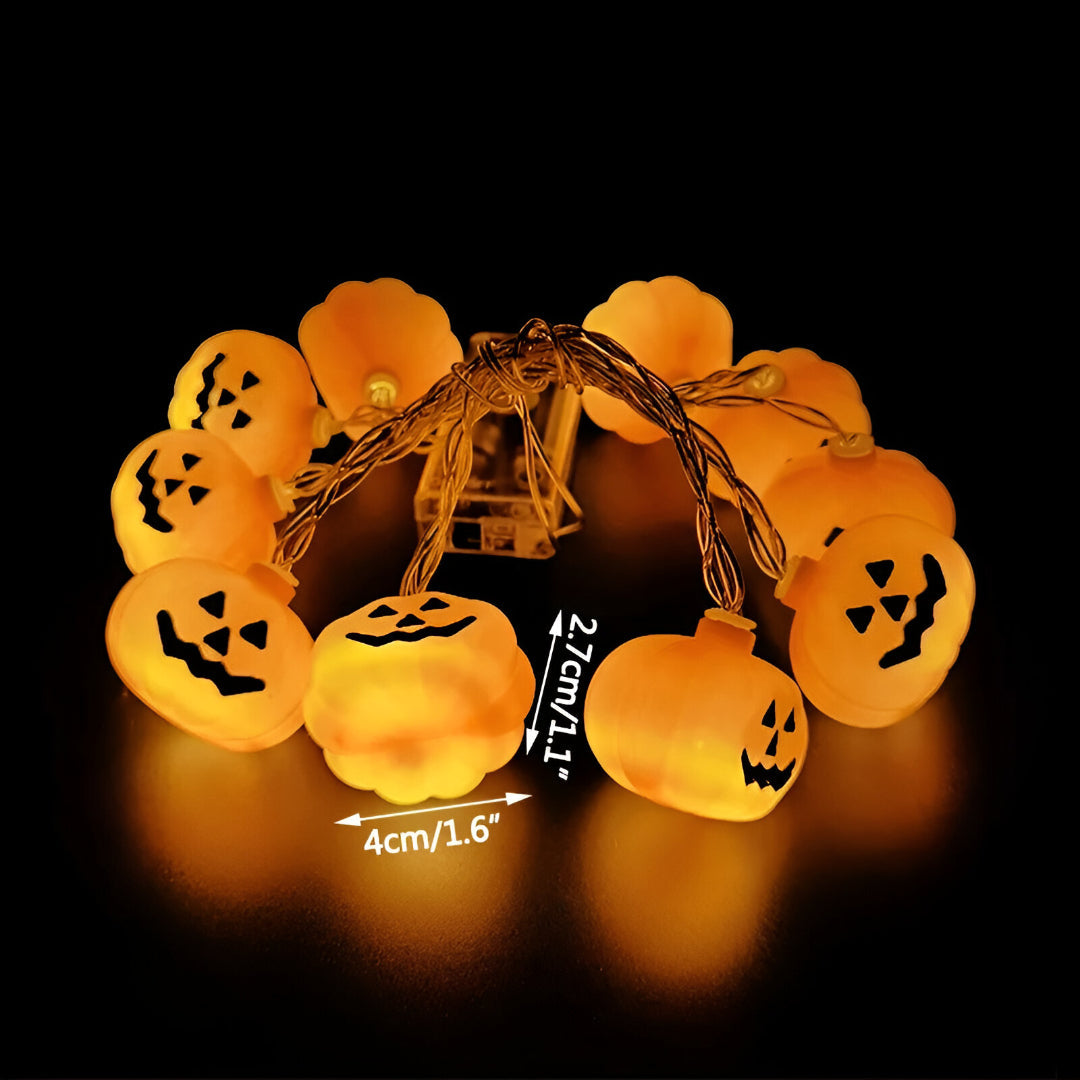 LED-ljusslingor för hemsökt Halloween-dekoration