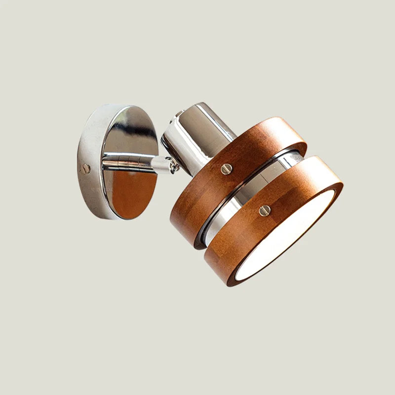 Industriell punkig LED-vägglampa - Edgy retrolampa för modern sovrumsinredning