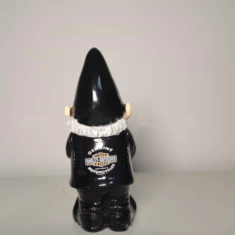 Nyckfull trädgårdstomtestaty – Lekfull accent för trädgård, gräsmatta och utomhusutrymmen