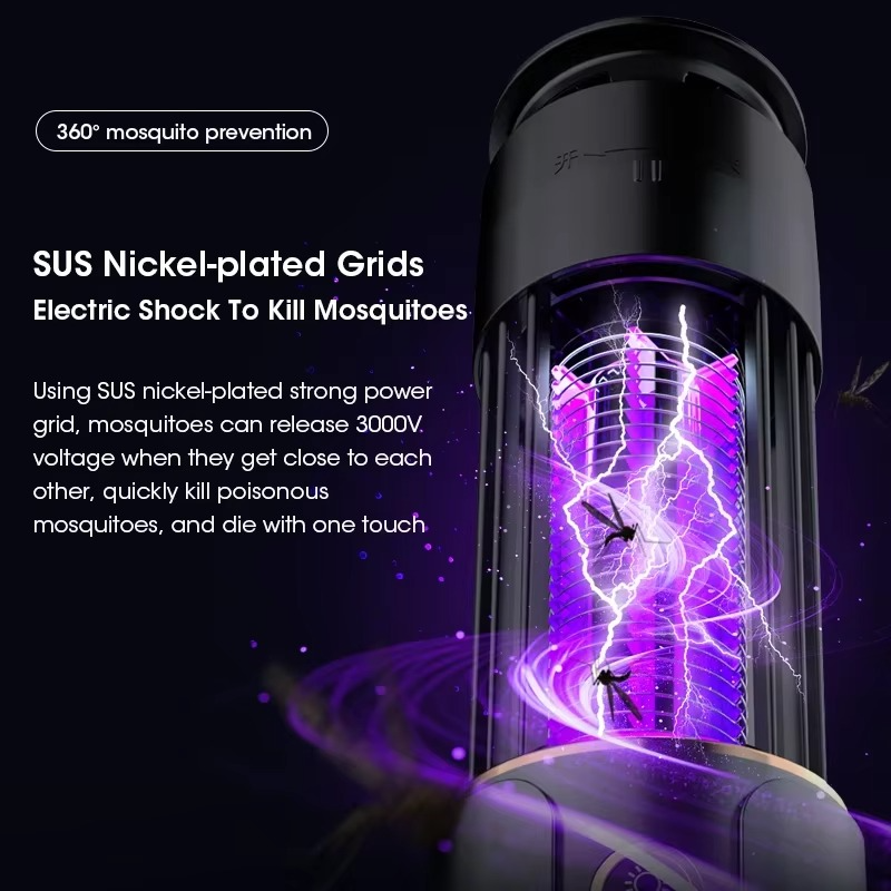 USB-uppladdningsbar myggfälla – Tyst och kemikaliefri insektsdödare