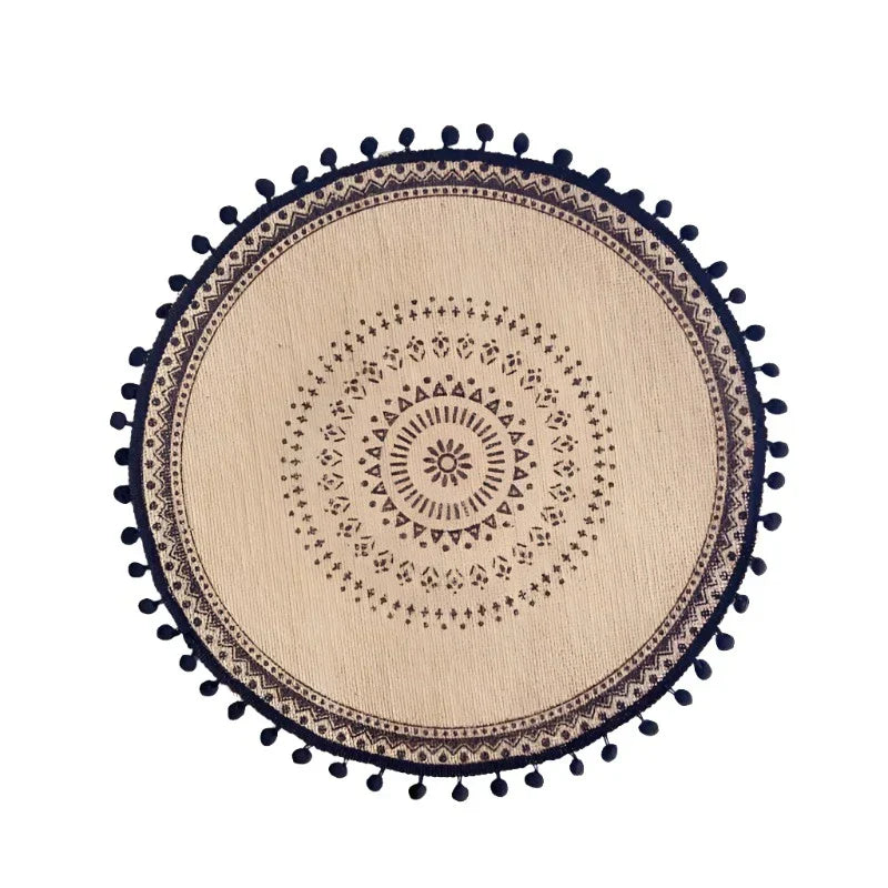 Rustik Elegance Bordsmatta – vävd textur