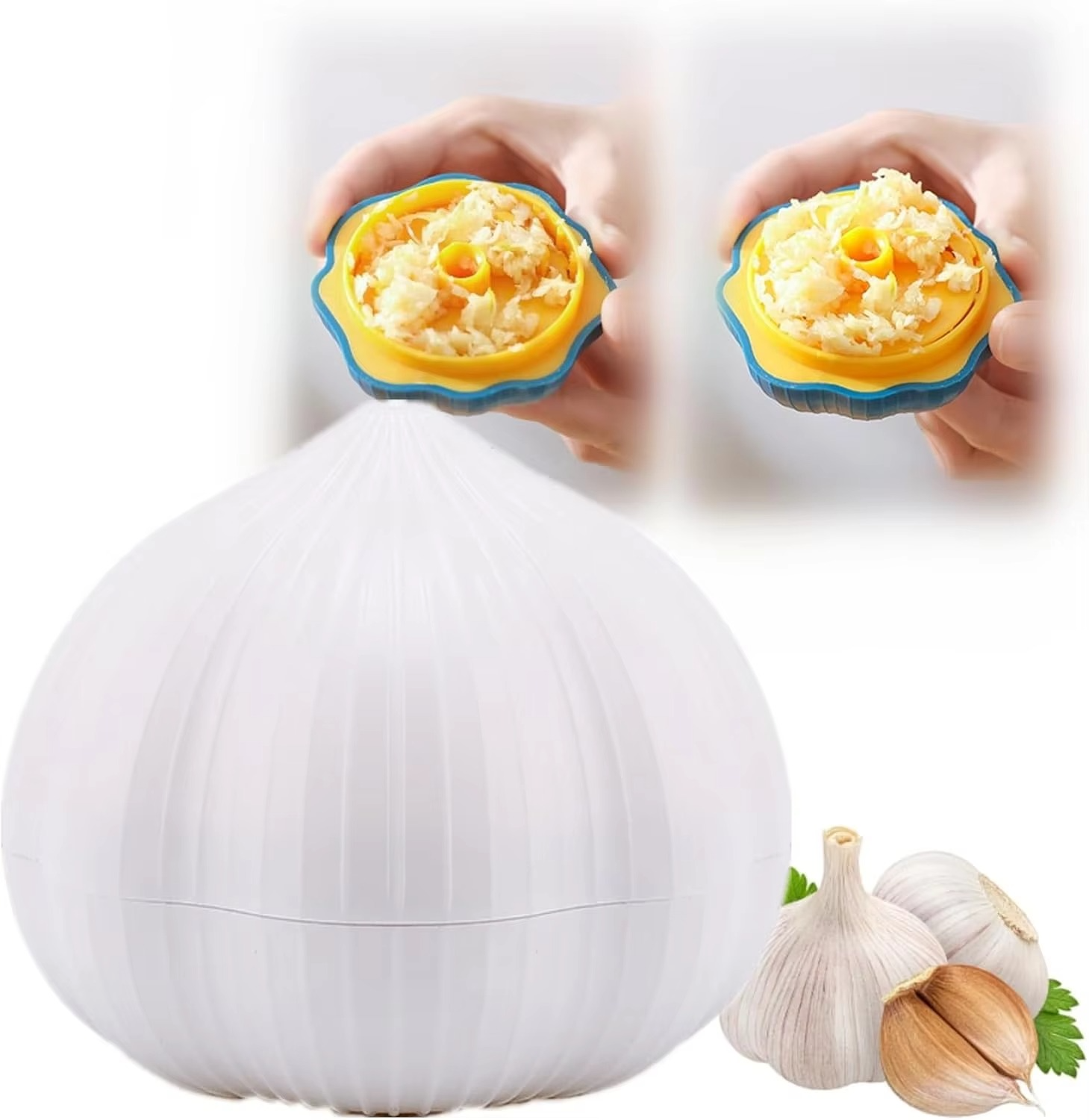 Twist vitlökspress - Livsmedelsklassad plastkrossare och enkel vitlöksskärare