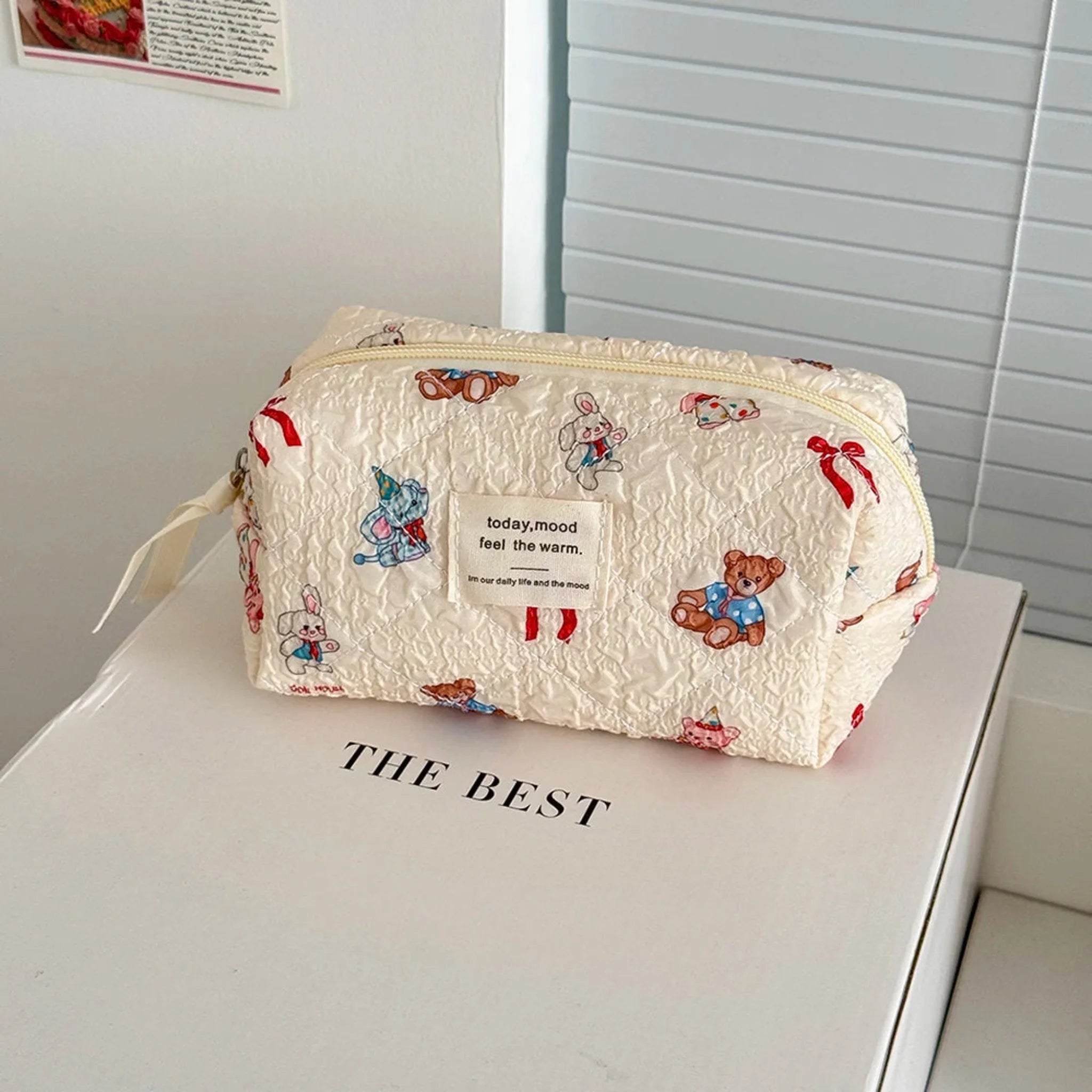 Packkubset med tecknade djur – Rolig förvaring av kläder, toalettartiklar och utrustning på resor