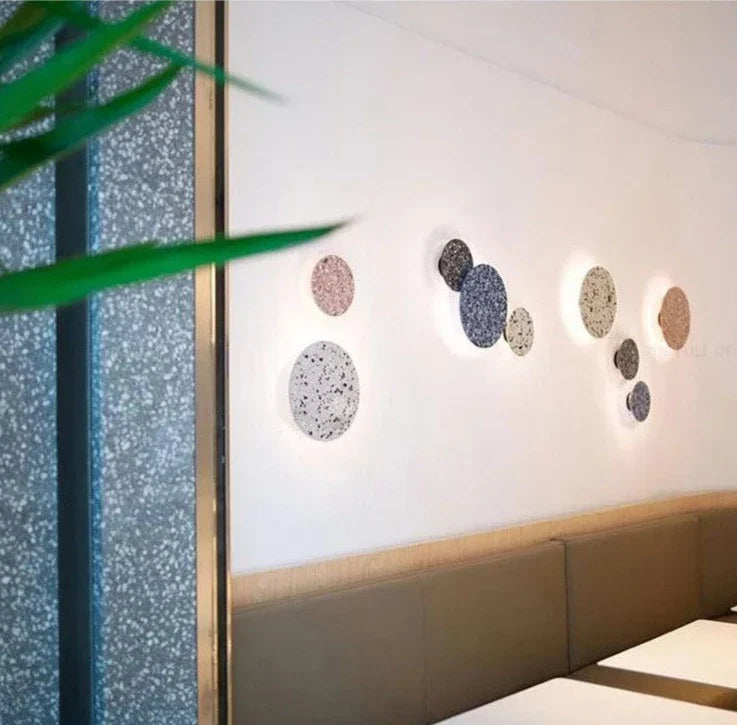 Modern LED-vägglampa i betong - Minimalistisk industriell lampa