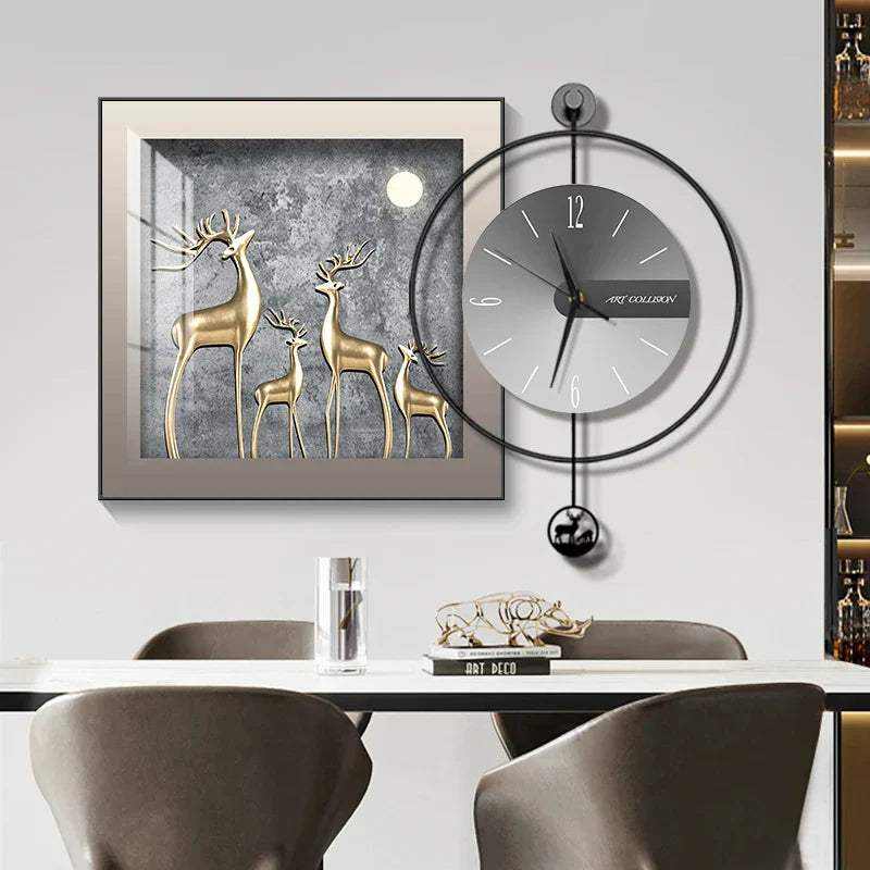 LuxClock - Modern och kreativ väggklocka