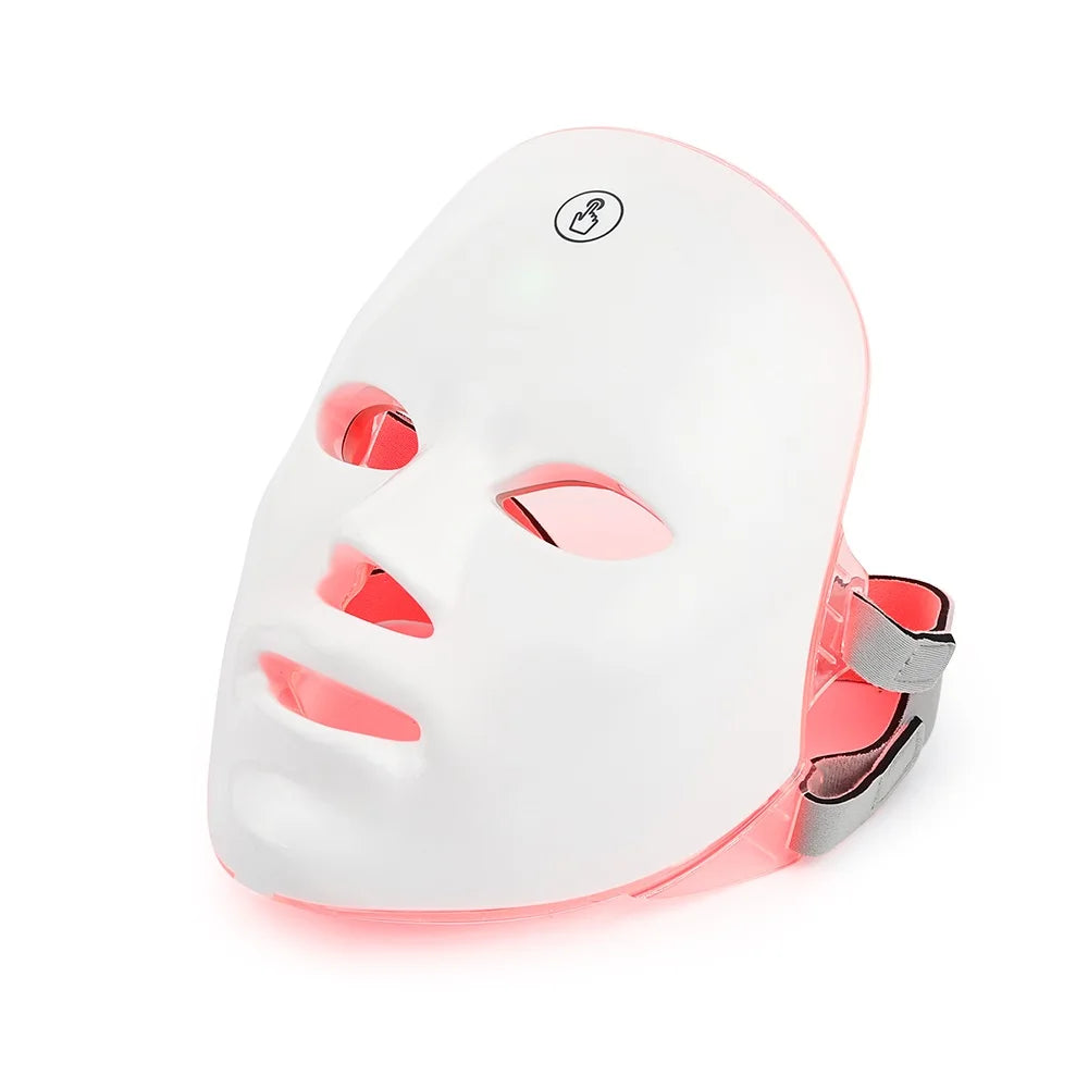 7-ljus LED-ansiktsmask - Hudföryngring och lyftande terapi