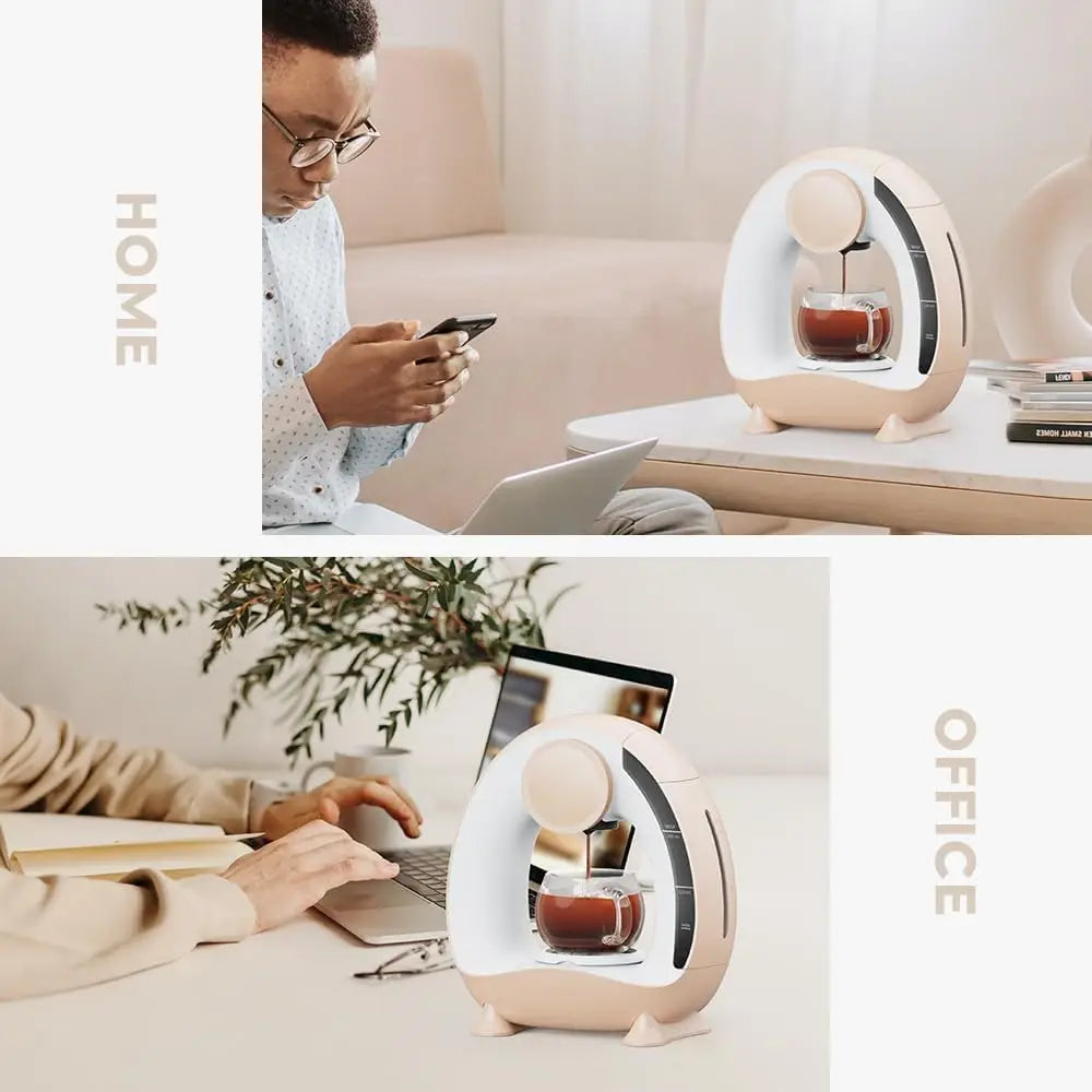 Kompakt 2-i-1-kaffebryggare – Espresso- och bryggmaskin för en portion