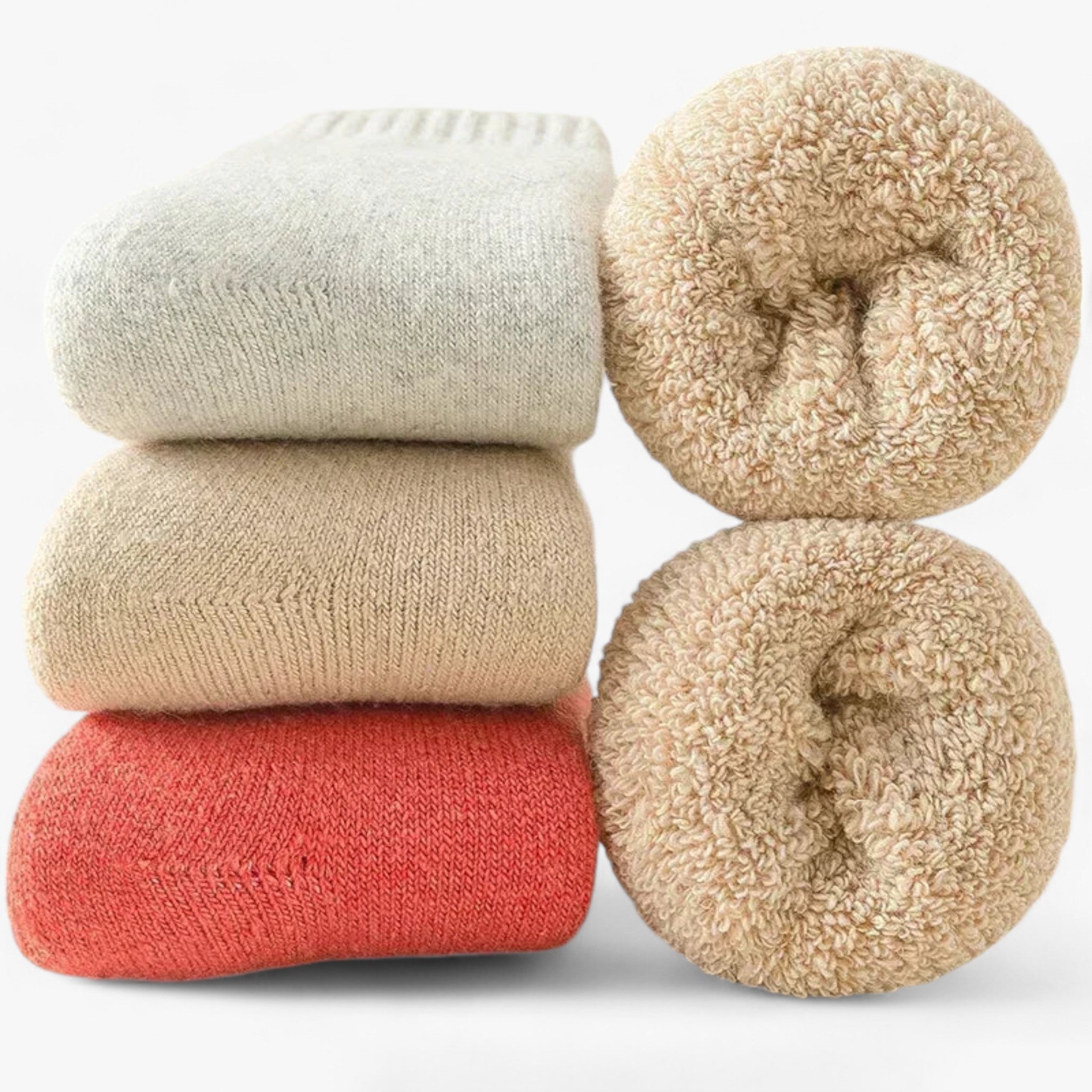 Varma ullstrumpor – Ultramjuka, termiska vinterkläder