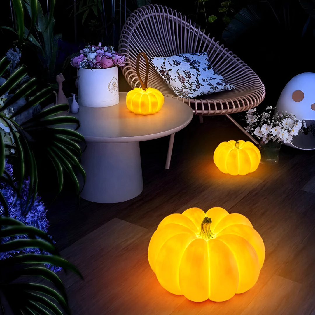 Außen LED Kürbis Halloween Deko Lichter