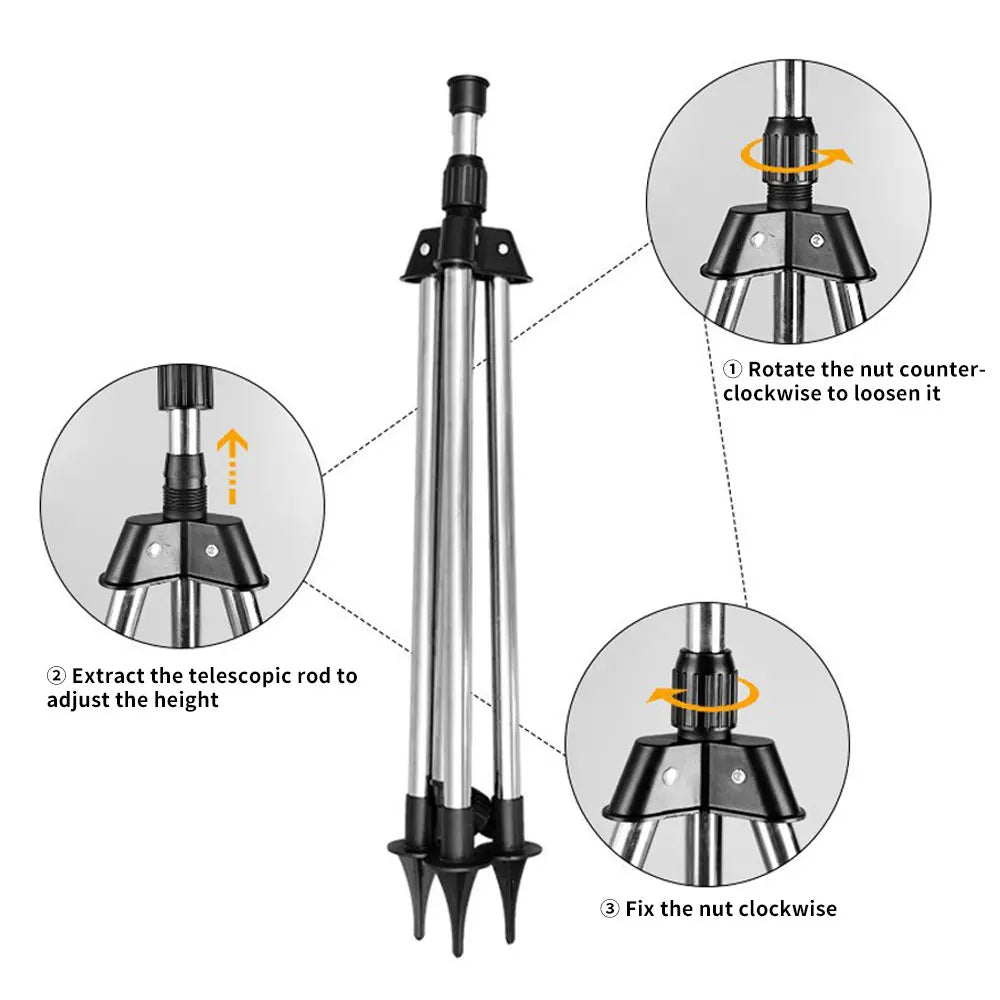 Automatisk gräsmattebevattningsspridare – Helcirkelspruta med stabil stativbas
