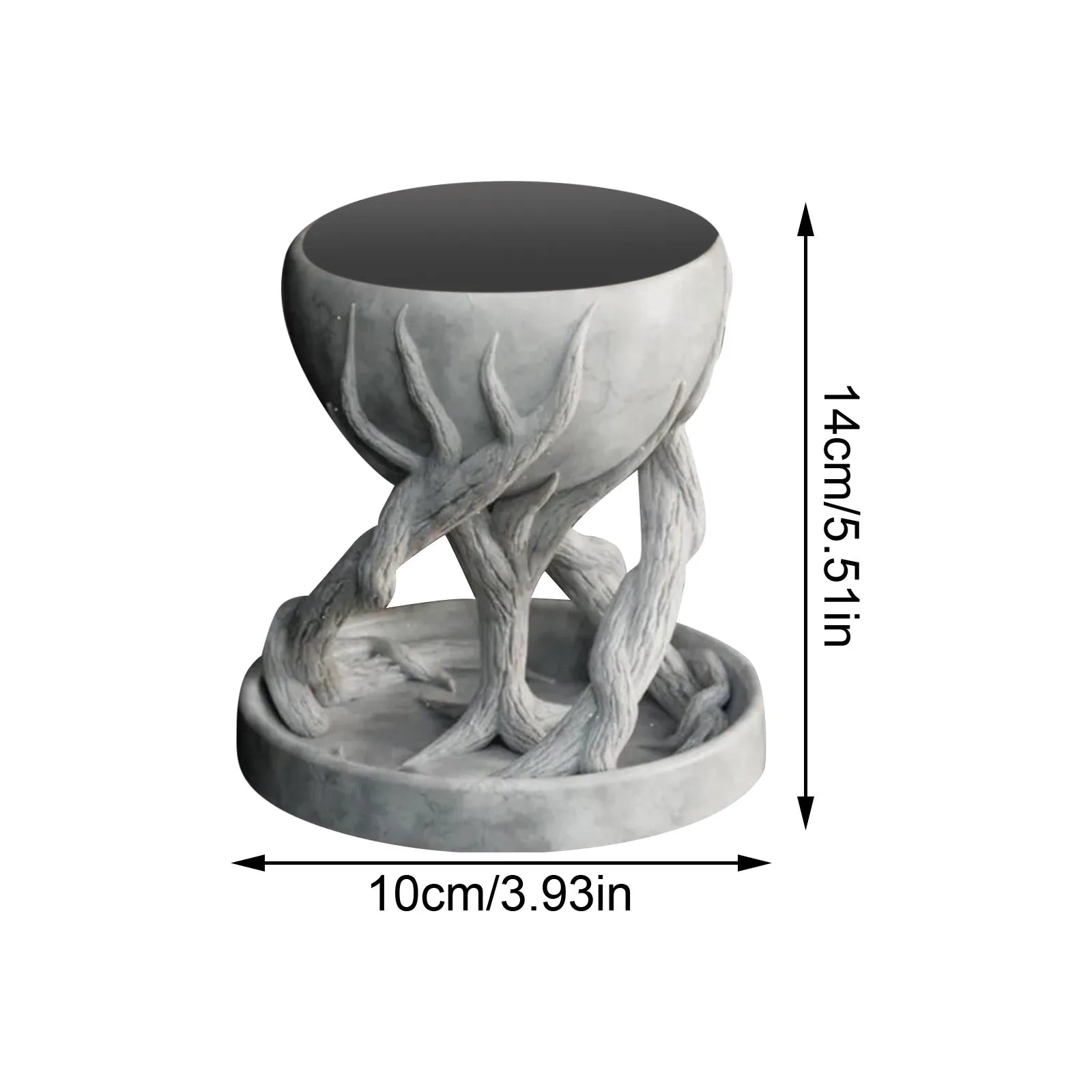 Rustik trädrotsblomkruka - Konstnärlig träplanter