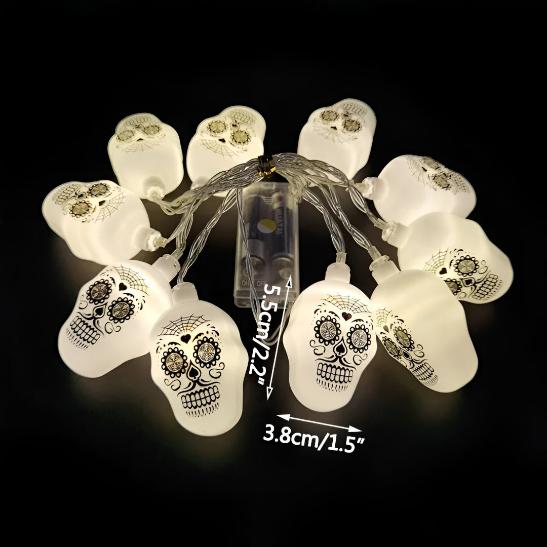 LED-ljusslingor för hemsökt Halloween-dekoration