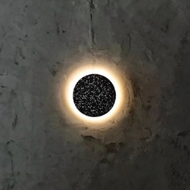 Modern LED-vägglampa i betong - Minimalistisk industriell lampa