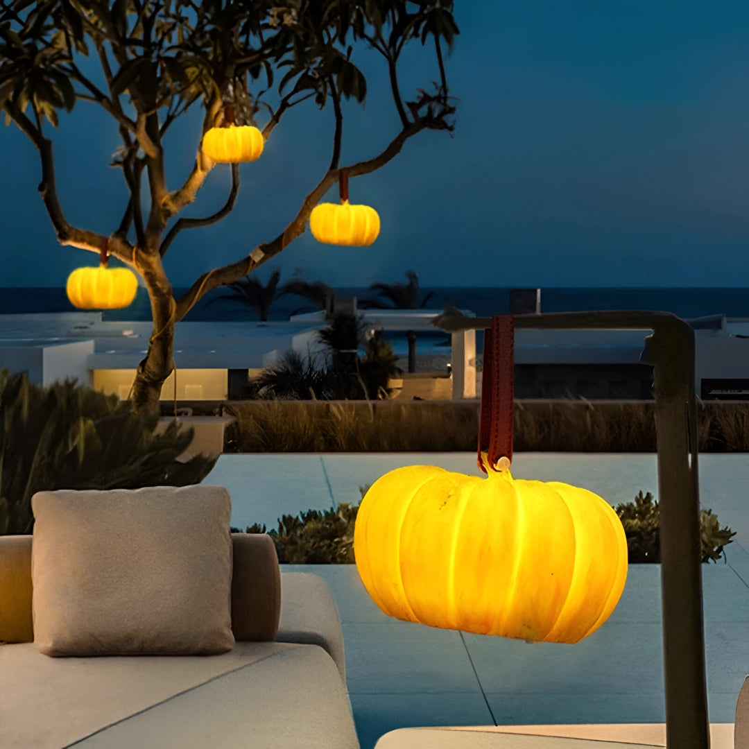 Außen LED Kürbis Halloween Deko Lichter