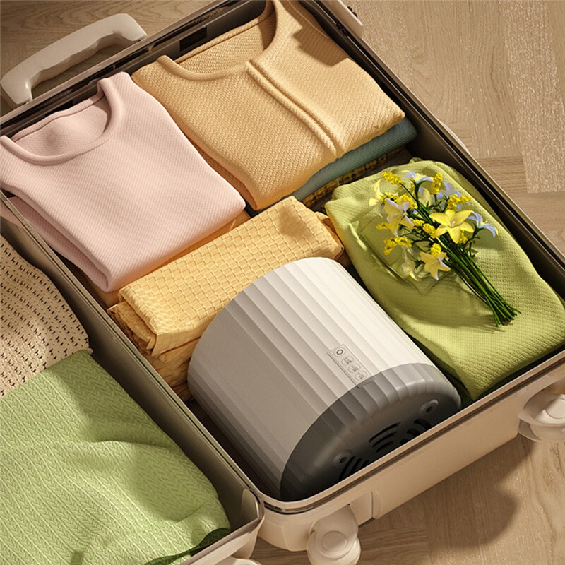 SpinWash – 4L mini bärbar turbintvättmaskin | Kompakt resetvättmaskin