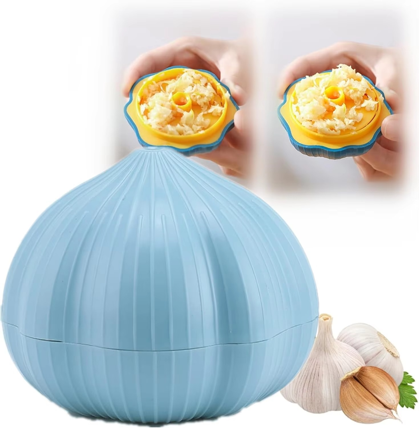Twist vitlökspress - Livsmedelsklassad plastkrossare och enkel vitlöksskärare