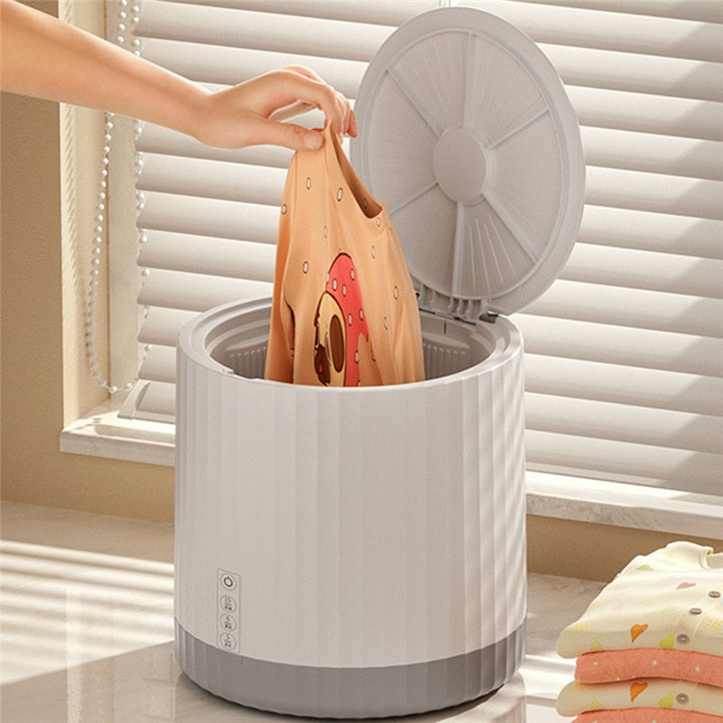 SpinWash – 4L mini bärbar turbintvättmaskin | Kompakt resetvättmaskin