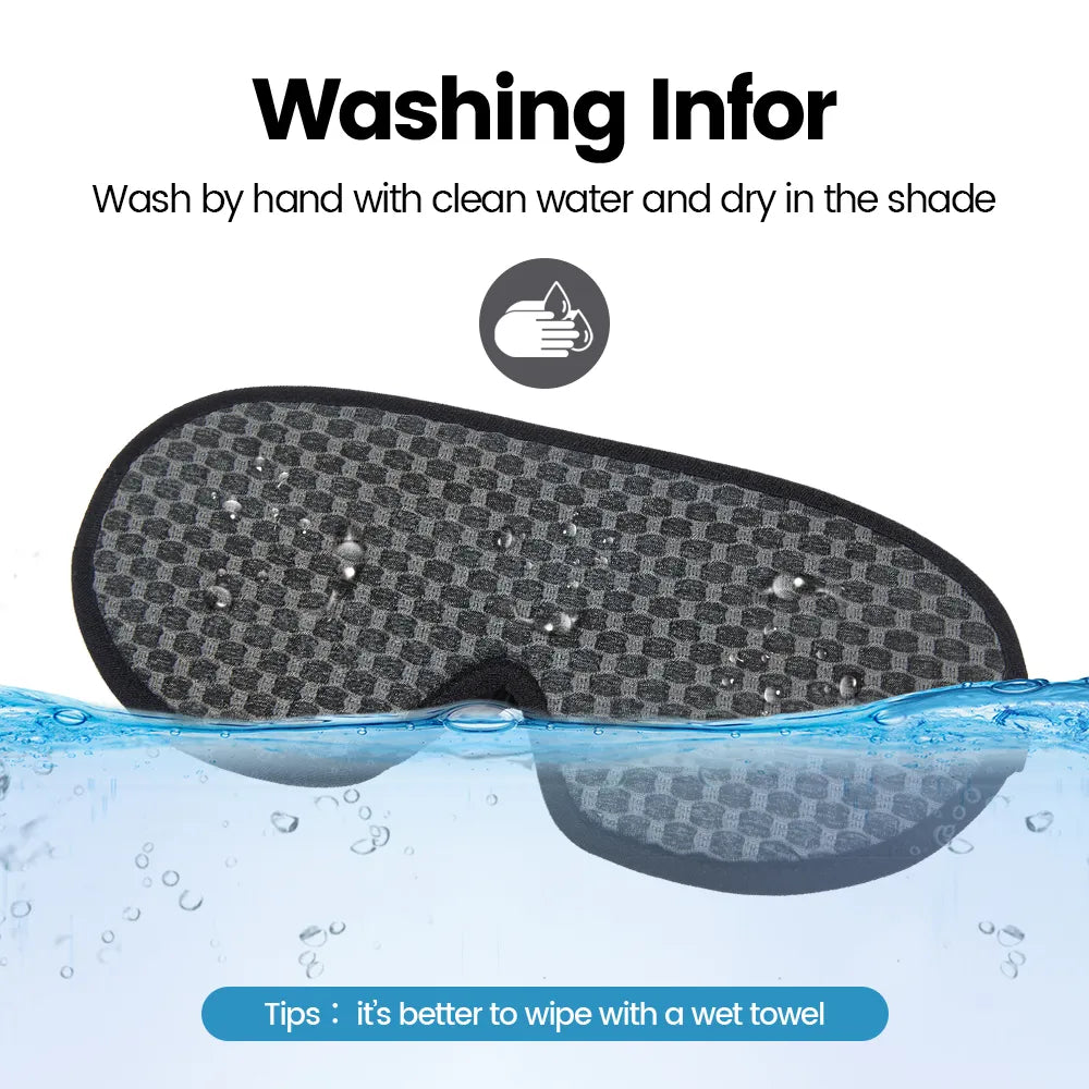 Ultrakomfortabel sömnmask – 3D-design för totalt mörker och skonsam ögontryckslindring