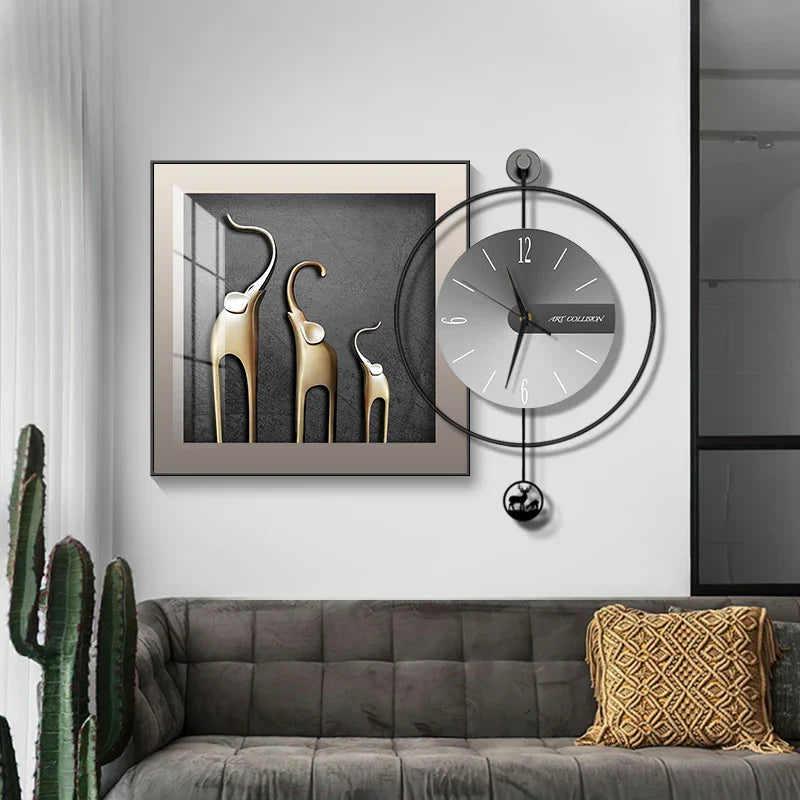 LuxClock - Modern och kreativ väggklocka