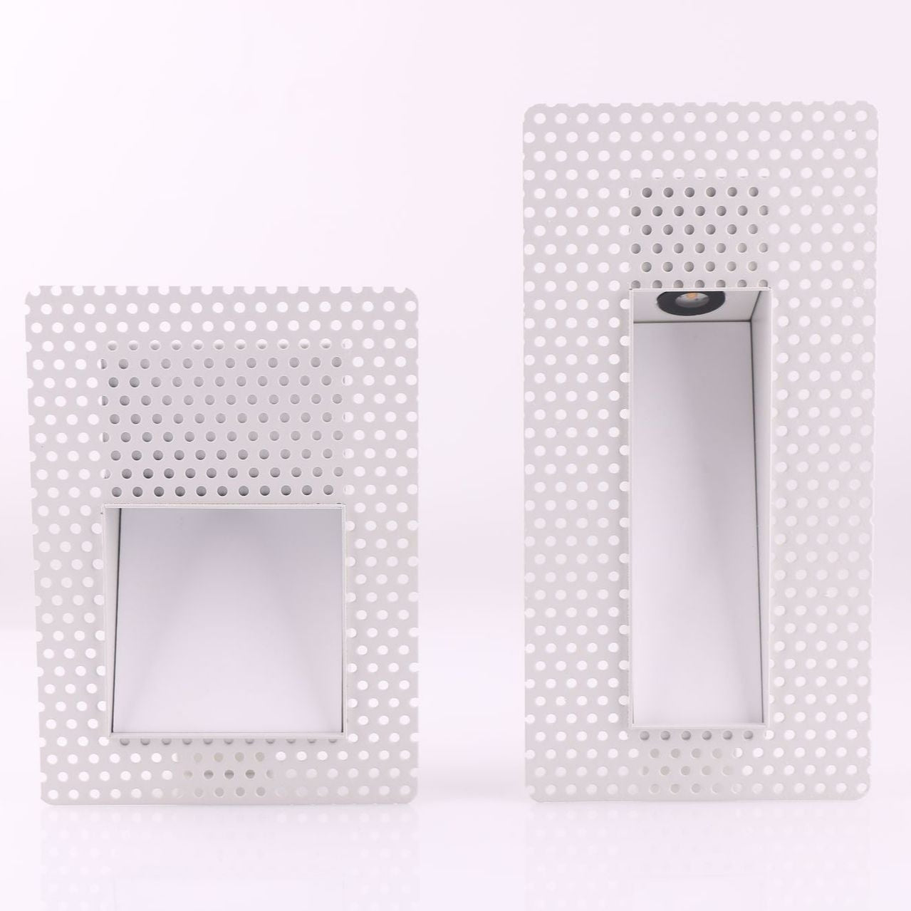 Modern nordisk sensor LED-trappvägglampa – Ramlös armatur i rostfritt stål med 1 ljuskälla