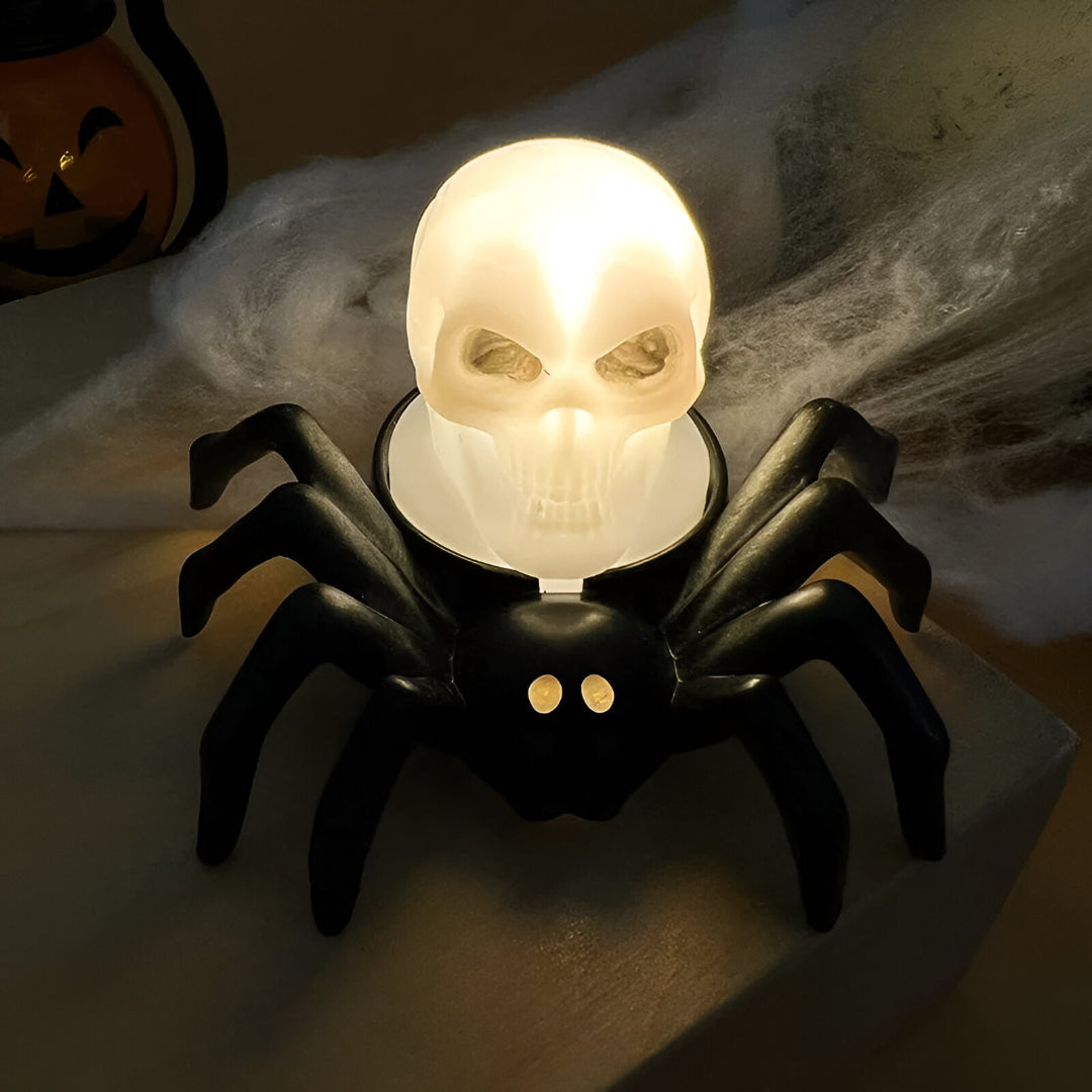 Krypande lysande krypdjur – LED-spindelbenslampor för skrämmande Halloweendekoration