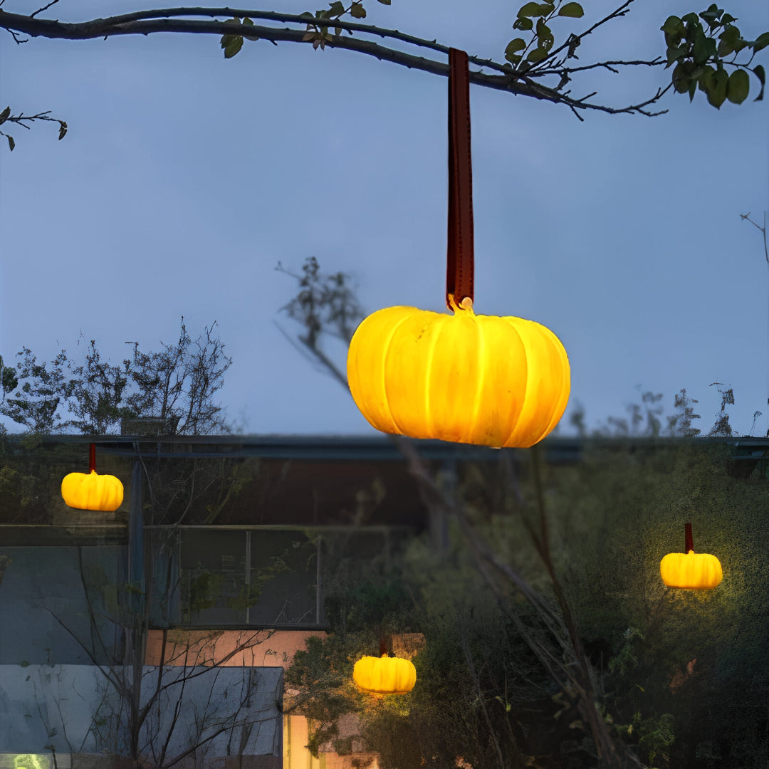 Außen LED Kürbis Halloween Deko Lichter