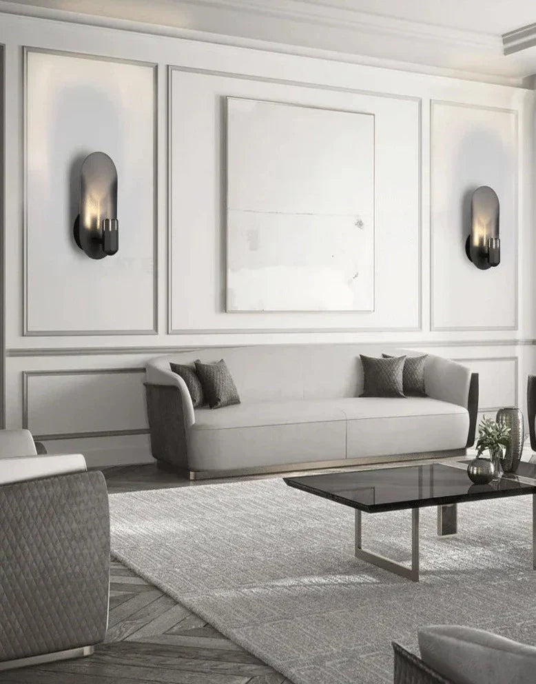 Modern konstnärlig LED-vägglampa - Distinkt design för eleganta interiörer