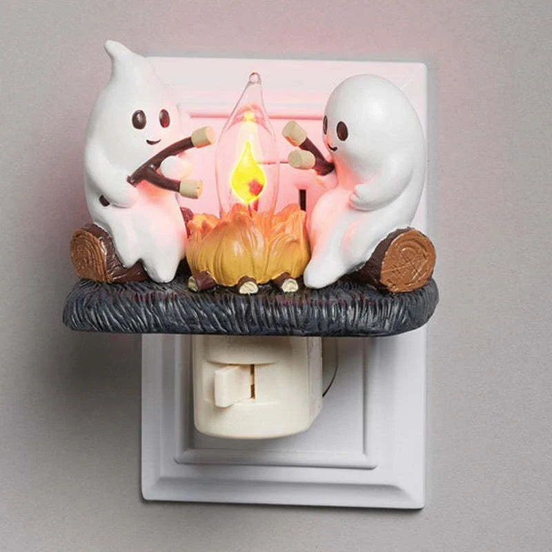 Spöklik Halloween-stämningslampa — Festlig säsongsnattlampa