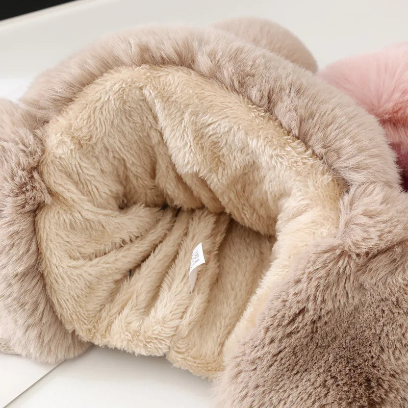 Vindtät mössa med öronlappar för kvinnor – Varm skidmössa för kalla dagar