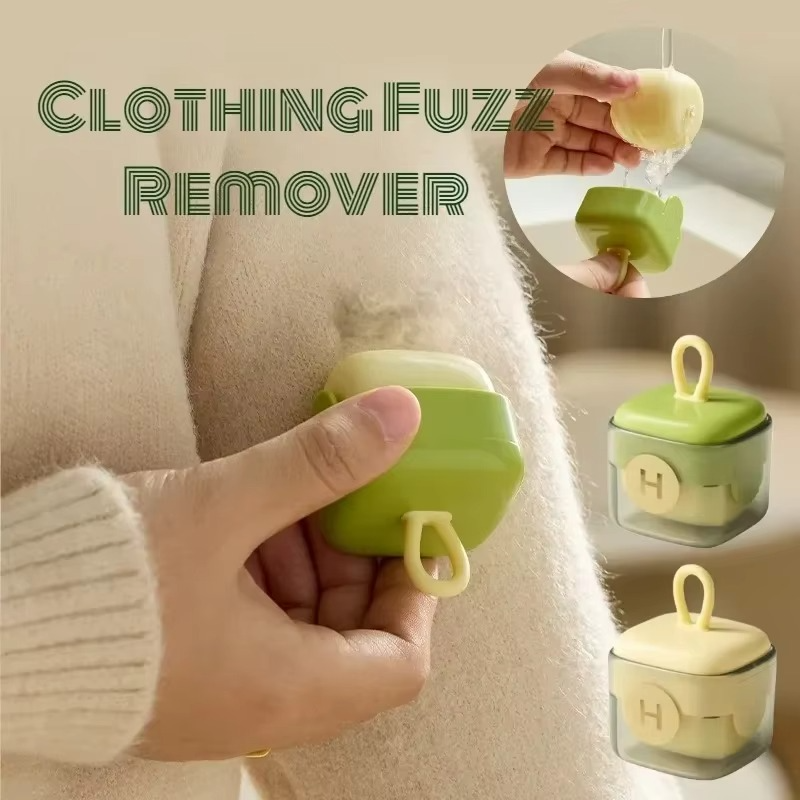 Kompakt återanvändbar luddrulle – Resevänlig borttagare av djurhår och damm för kläder och tyger