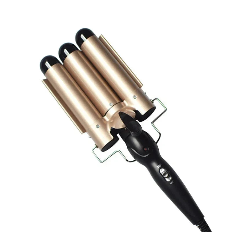 Triple Curl Wand – Frissfri glans med varje glid