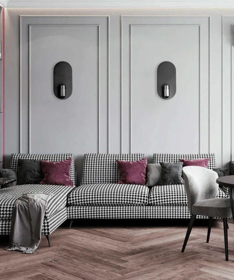 Modern konstnärlig LED-vägglampa - Distinkt design för eleganta interiörer