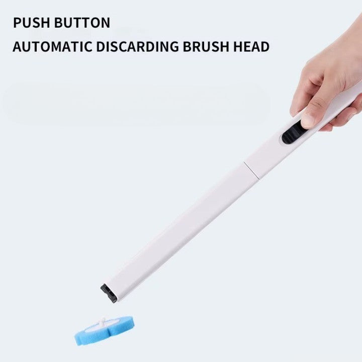 Handsfree automatisk soptunna för badrum med inbyggd rengöringsborste – Smart hygienisk avfallslösning