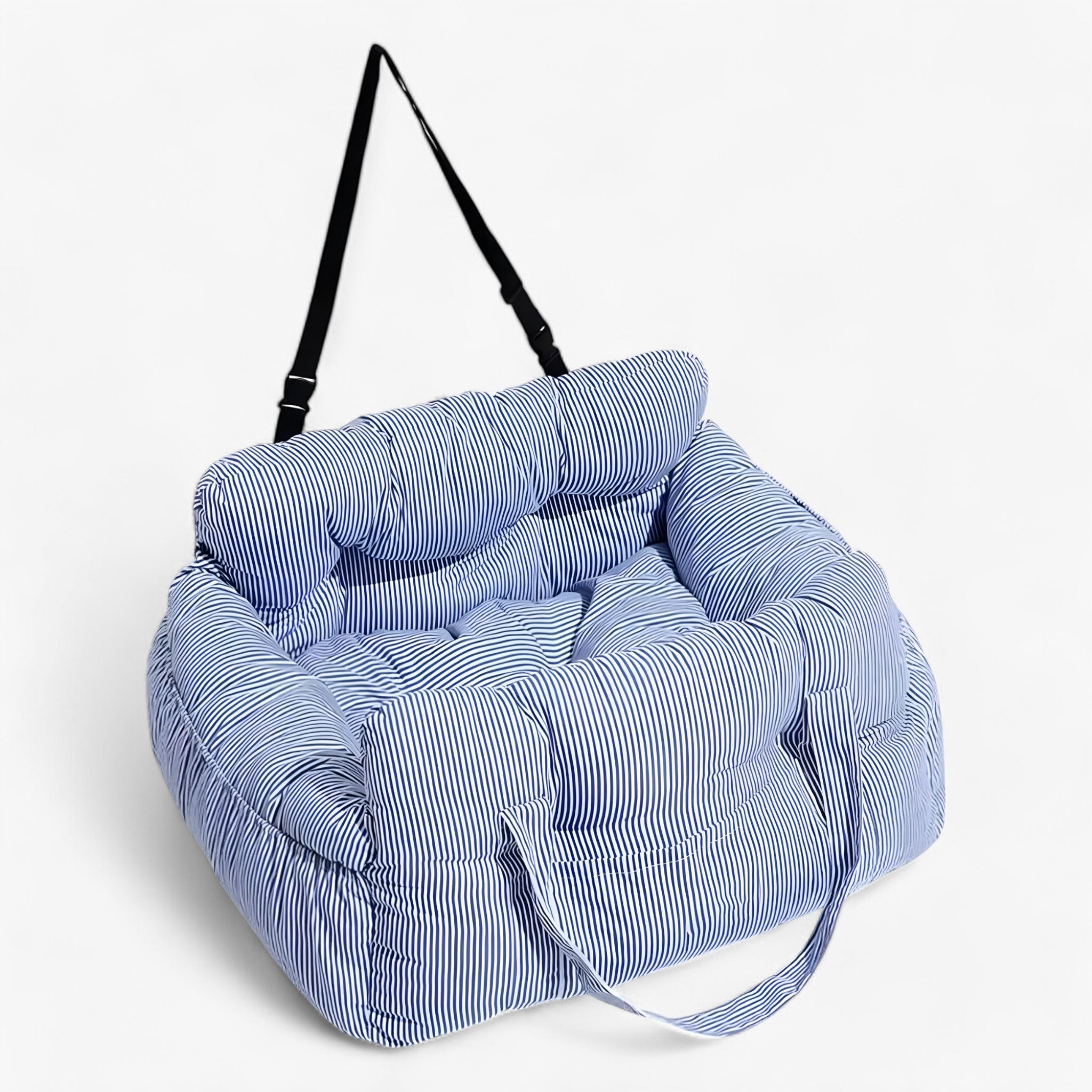 Bärbar bilbarnstolskorg för hundar - Säker och bekväm resebärare för husdjur