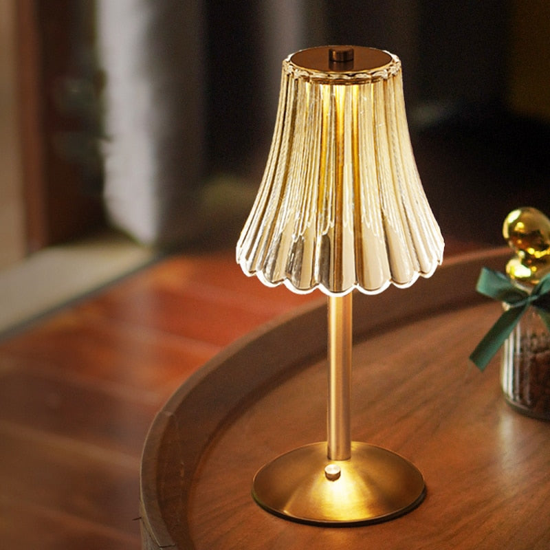 Brilliance - LED Retro bordslampa USB uppladdningsbar