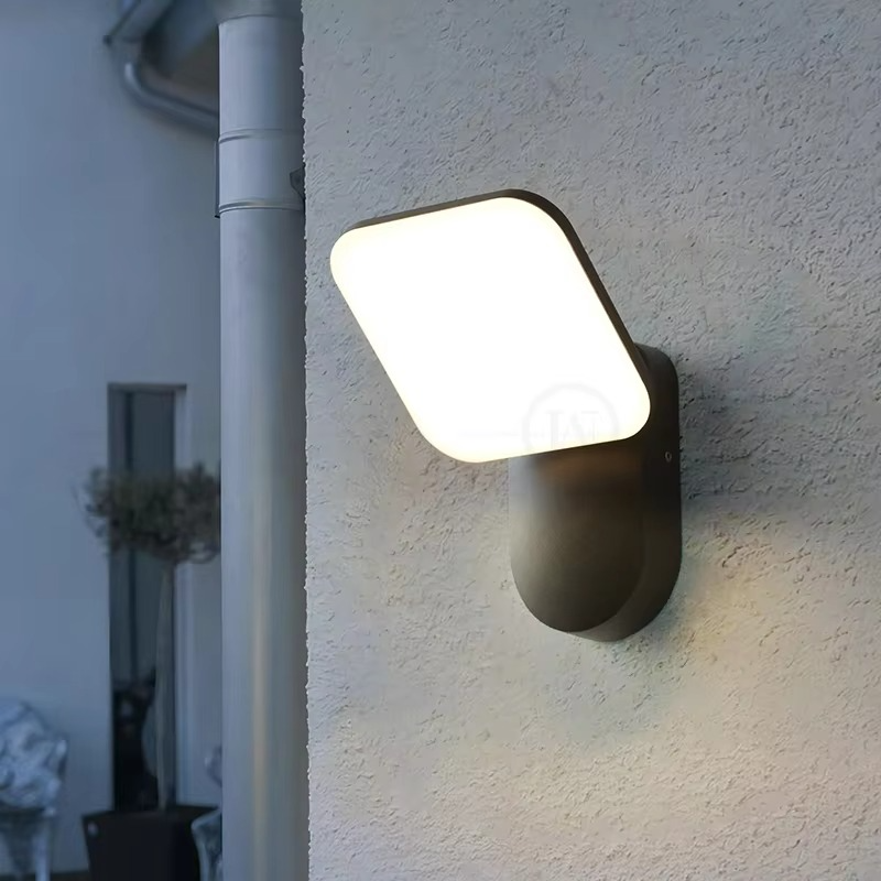 Smart LED-vägglampa med rörelsesensor – Energibesparande belysning för hem och utomhusbruk